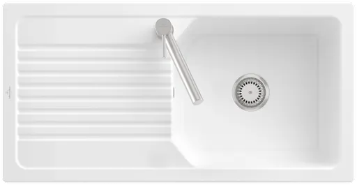 VILLEROY & BOCH VILLEROY & BOCH - Keramický drez Villeroy &amp; Boch Linara 60, 338601R1 White alpin 338601R1