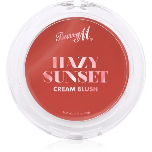 Barry M Hazy Sunset krémová lícenka odtieň Evening Daze 6 g