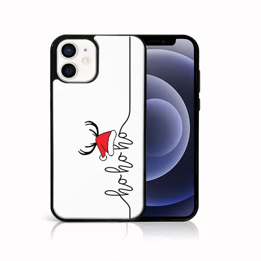 MY ART Obal s vianočným dizajnom Apple iPhone 12 mini HOHOHO (073)