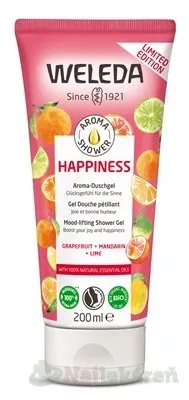 WELEDA Aroma shower HAPPINESS sprchový gél (grapefruit, mandarin,lime) 200 ml