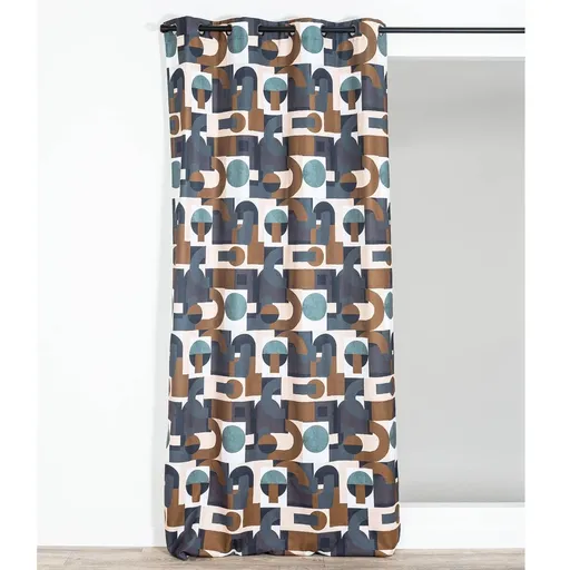 Záves s geometrickými vzormi