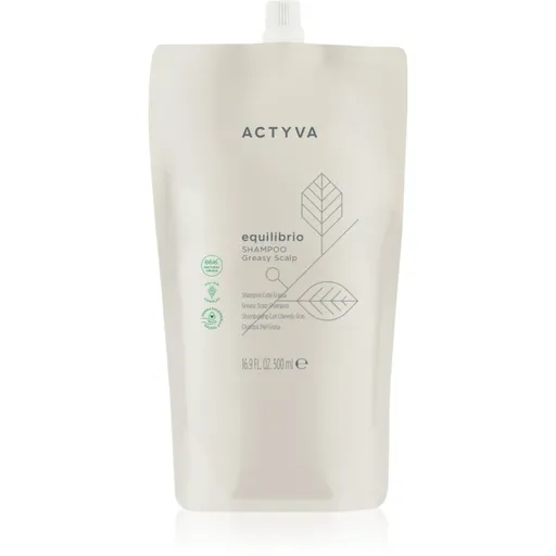 Kemon Actyva Equilibrio hĺbkovo čistiaci šampón pre mastnú pokožku hlavy 500 ml