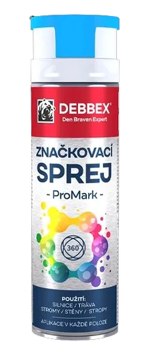 DEBBEX - Značkovací sprej PROMARK (modrá, 0,5 L)