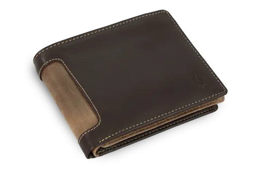 Hnedá pánska kožená peňaženka 513-5501-47