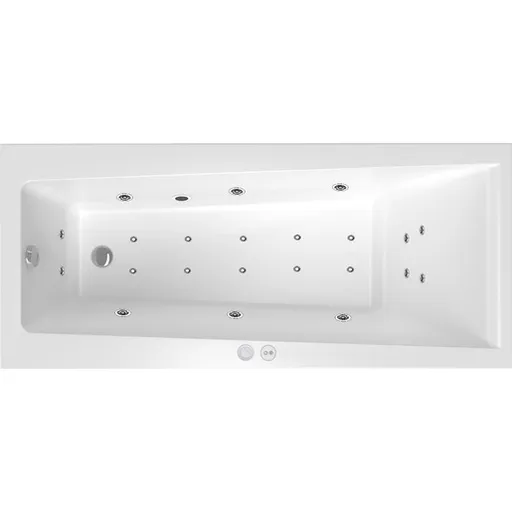 Masážna vaňa SIKO Idea Plus 170x75 cm MEDIUM akrylát ľavá SIKOHMMID170L