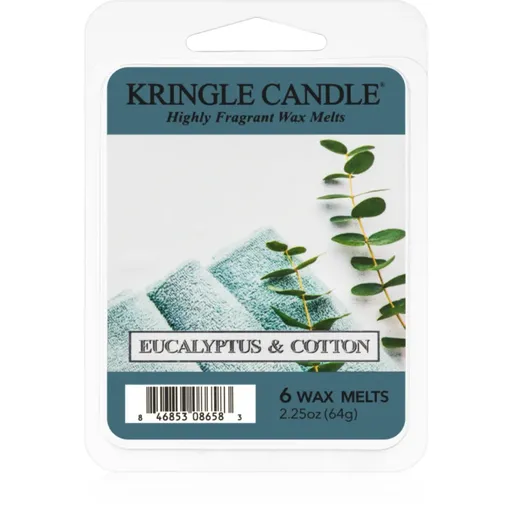 Kringle Candle Eucalyptus & Cotton vosk do aromalampy 64 g