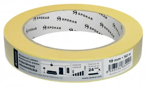 SPOKAR - Ekonomická maskovacia páska (19mm x 50m)