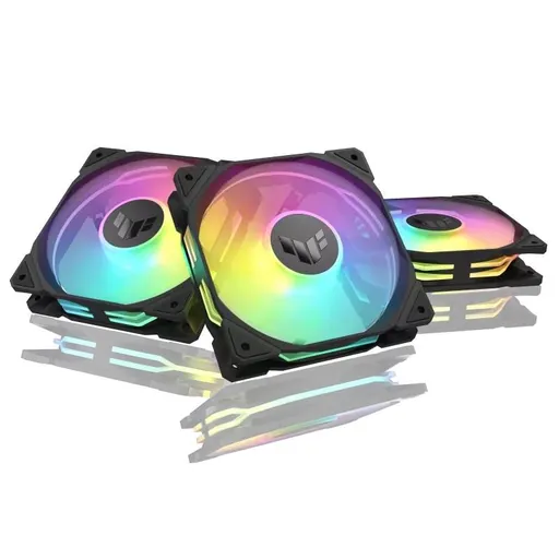 ASUS ventilátor TUF GAMING TR120 ARGB Reverse, 3x120mm, čierna