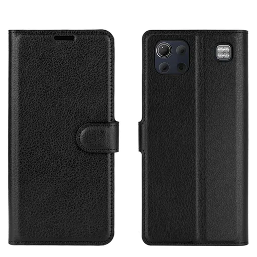 LITCHI Peňaženkový kryt LG K92  čierny