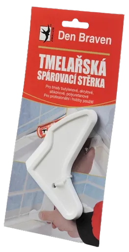 DEN BRAVEN - Silikónová tmeliaca stierka biela