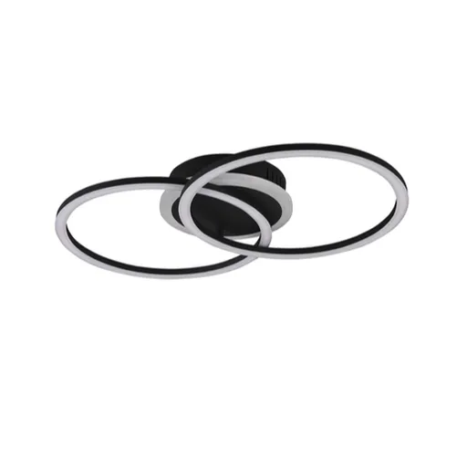 Reality Venida led stropné osvetlenie čierna r62783132 RER62783132