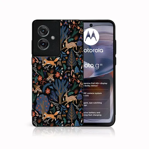 MY ART Kryt s vianočným dizajnom Motorola Moto G55 5G WINTER (071)