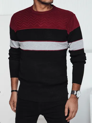 Pánsky čierny sveter Dstreet WX2283