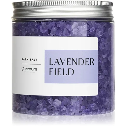 Greenum Lavender Field soľ do kúpeľa 600 g