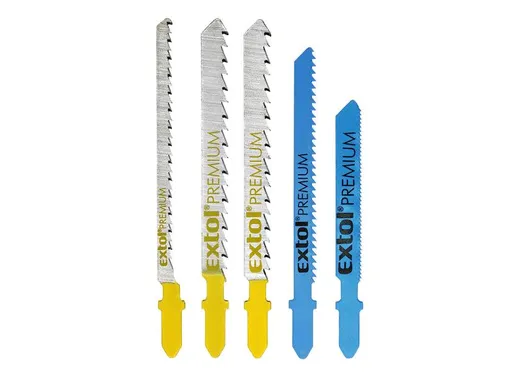 Plátky do priamočiarej píly mix 5ks EXTOL PREMIUM  8805100