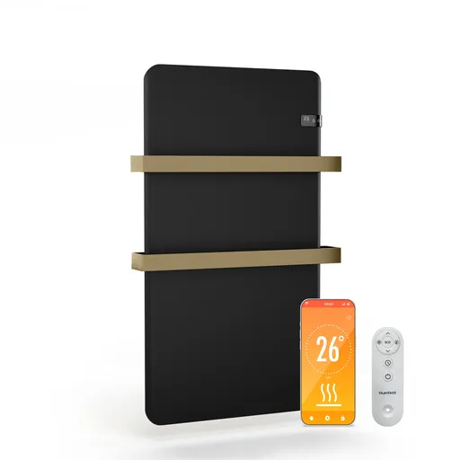 Blumfeldt Inteligentný infračervený ohrievač, ohrievač uterákov, výkon 500 W, IP24