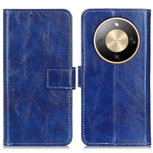 RETRO Peňaženkový obal Honor Magic8 Lite 5G modrý