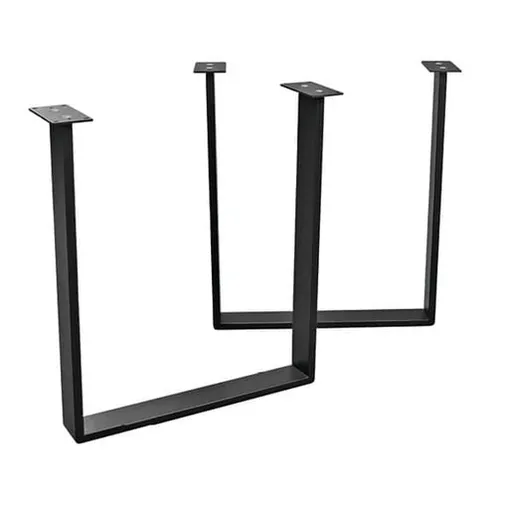 Podnož k jedálenskému stolu HANA (set 2 ks) čierna HANAC