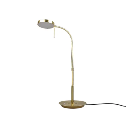 Trio Monza led stolová lampa mosadz 523310108 TR523310108