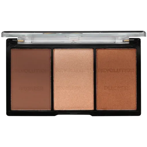 Makeup Revolution Ultra Sculpt & Contour paleta na kontúry tváre odtieň 04 Ultra Ligt/Medium 11 g