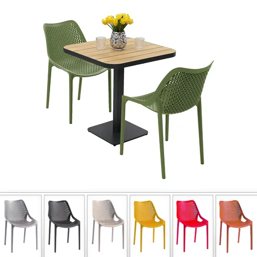 Záhradná zostava DUBLIN/CAPRI 1+2 (rôzne farby) šedá