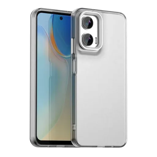 CANDY Ochranný kryt pre Motorola Moto G35 5G mliečny matný