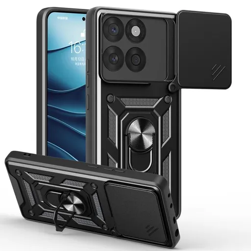 RING CAMERA Kryt s držiakom pre Motorola Edge 60 / Edge 60 Fusion čierny