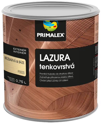 PRIMALEX - Tenkovrstvá lazúra na drevo buk 2,5 l