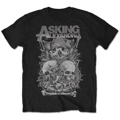 Asking Alexandria tričko Skull Stack Čierna XL