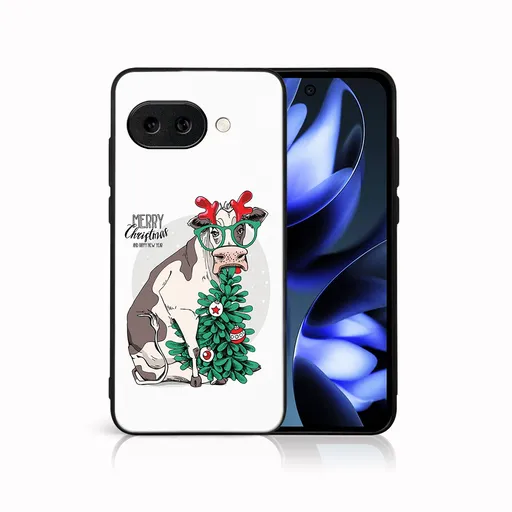 MY ART Kryt s vianočným dizajnom Google Pixel 9a MERRY CHRISTMAS (074)