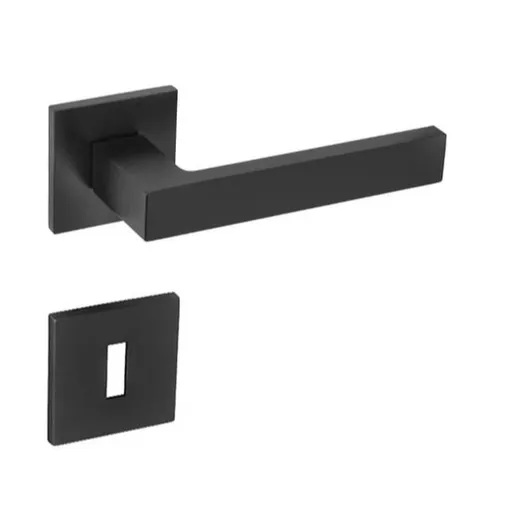 Kľučka Naturel SQUARE dózický (WK, BB) čierna matná SQUAREHR5SBS