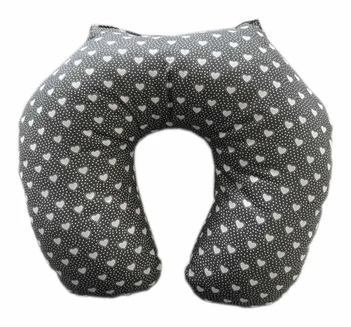Polášek Cestovný vankúš - Sivá / srdcia