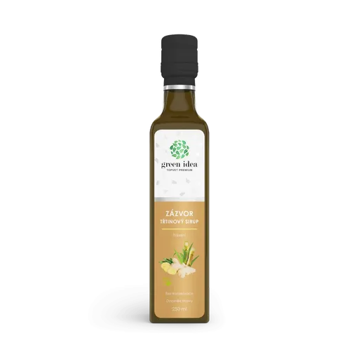 Zázvorový sirup trstinový 250 ml - Green idea