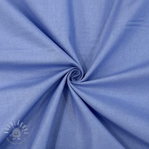 Bavlnený popelín dark sky blue