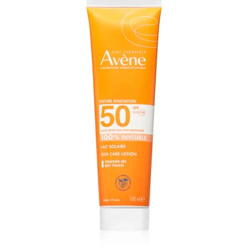 Avène Sun Care Lotion 100% Invisible vodeodolné mlieko na opaľovanie SPF 50 100 ml