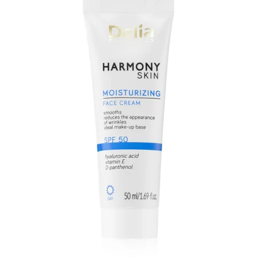 Delia Cosmetics Harmony Skin hydratačný pleťový krém SPF 50 50 ml