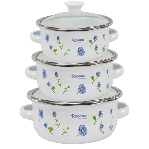 MAKRO - Sada 3 randlíkov a pokrievky smalt, 1x2L, 1x1,5L, 1x1L