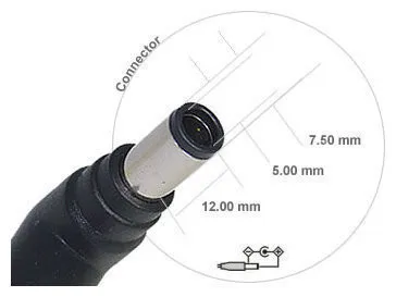 AVACOM nabíjací Jack pre Notebooky C22 (7, 4mm x 5, 1mm pin) pre Dell