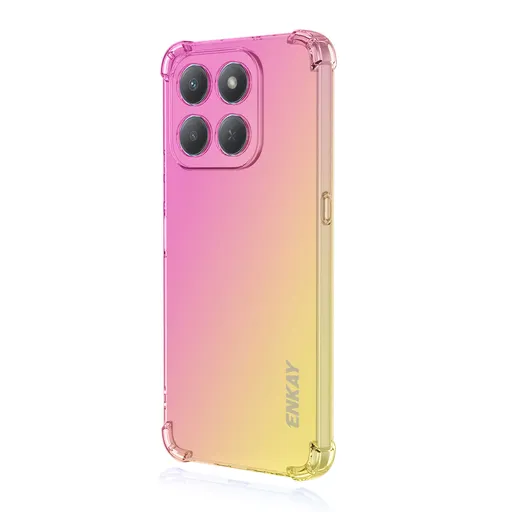 ENKAY GRADIENT Ochranný obal pre Honor 400 Smart 5G / Honor X7d PINK-GOLD