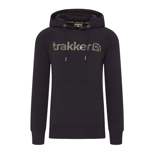 Trakker mikina cr logo hoody black camo - xxl