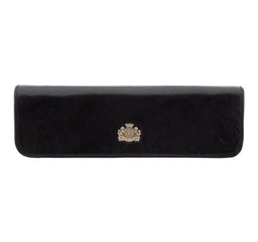 Čierne, luxusné puzdro na perá Wittchen 10-2-001-1