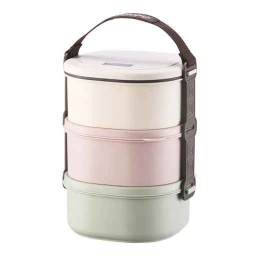 LOCKNLOCK Plastový obedár LOCK 3x680ml