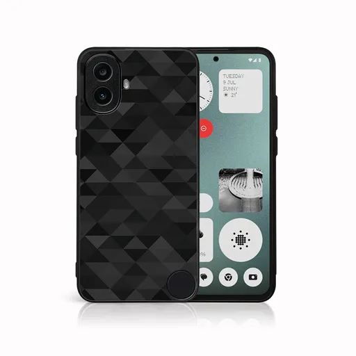 MY ART Ochranný kryt pre CMF Phone 1 BLACK TRIANGLES (232)