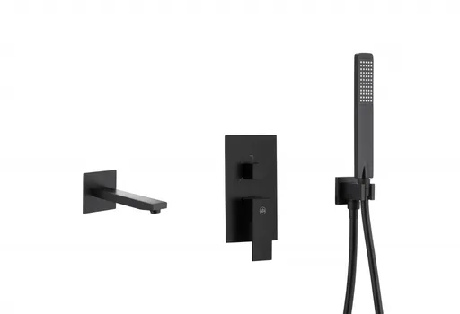 KFA - LOGON podomietková vaňová batéria, čierna 5139-401-81