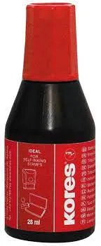 Farba pečiatková Kores červená 28ml