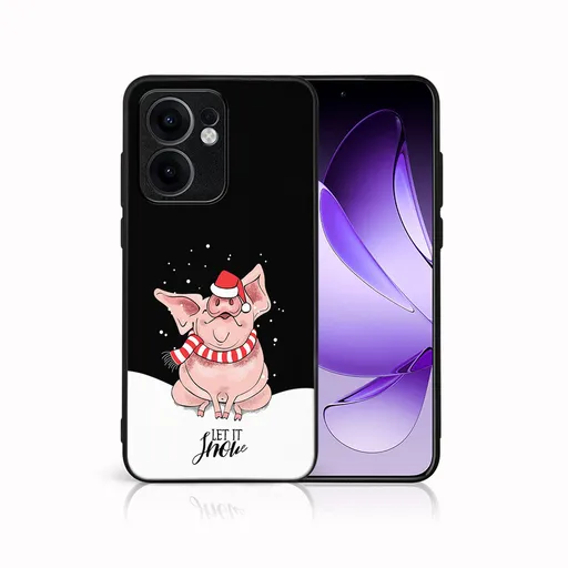 MY ART Kryt s vianočným dizajnom Oppo Reno13 F 5G / Reno13 FS 5G LET IT SNOW (075)