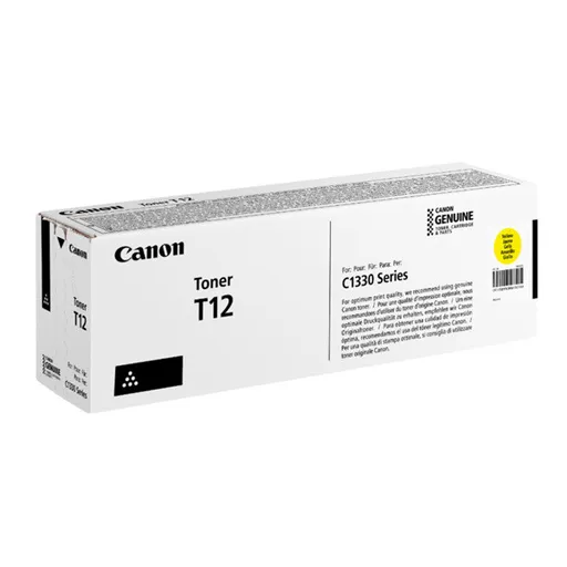 Canon originál toner T12, yellow, 5300str., 5095C006, Canon i-SENSYS X C1333, O, žltá