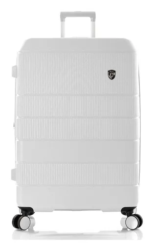 Veľký škrupinový kufor na kolieskach Heys Neo L White