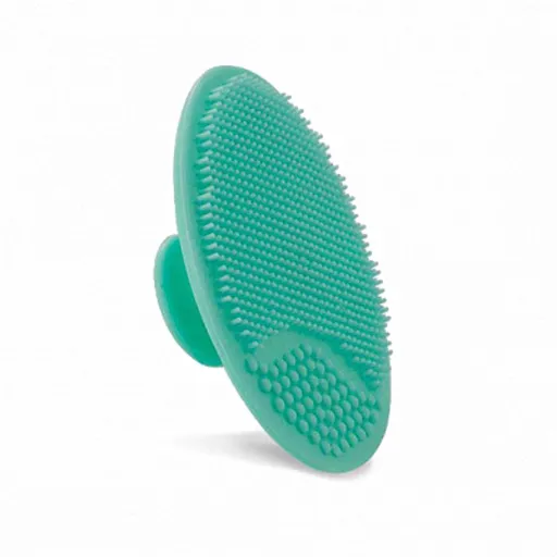 tianDe hubka na umývanie a masáž tváre tyrkysová