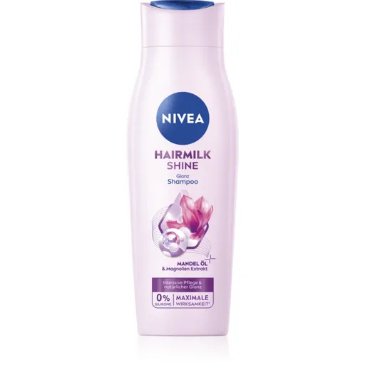 NIVEA Hairmilk Shine ošetrujúci šampón 250 ml